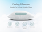 Dual-Sided Cooling Pillowcase for Full Size Portable pillows