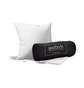 Mini Travel Pillow+Mini Silk Pillowcase+Gift Box included Bundle, Sky